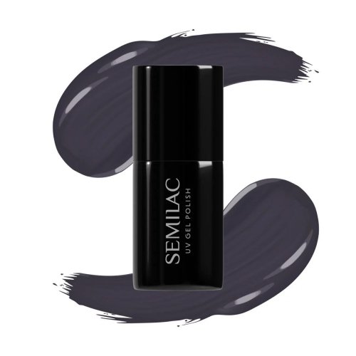 Semilac - Black and White - UV Gel Polish - Hybrydowy lakier do paznokci - 7 ml - 016 Grunge