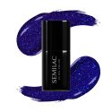 Semilac - Ocean Dream - UV Gel Polish - Hybrydowy lakier do paznokci - 7 ml - 087 Glitter Indigo - 087 Glitter Indigo