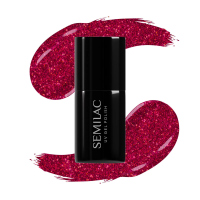 Semilac - Danceflow - UV Gel Polish - Hybrydowy lakier do paznokci - 7 ml - 181 Spicy Salsa - 181 Spicy Salsa