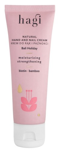 Hagi - Natural Hand and Nail Cream - Bali Holiday - Strengthening and Moisturizing - 50 ml 