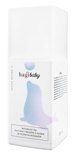 Hagi - Baby - Naturalny żel do ciała i włosków z olejem ze słodkich migdałów - 250 ml