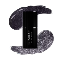 Semilac - Day & Nights Plans - UV Gel Polish - Hybrydowy lakier do paznokci - 7 ml - 399 Dark & Spark - 399 Dark & Spark