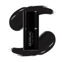 Semilac - Super Cover - UV Gel Polish - Hybrid Nail Polish - 7 ml - 300 Perfect Black - 300 Perfect Black