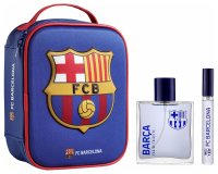 Air-Val - FC Barcelona - Męski zestaw prezentowy w kosmetyczce - Woda toaletowa 100 ml + Woda toaletowa 10 ml