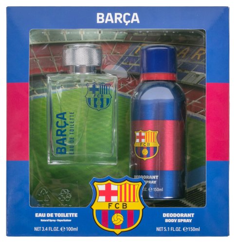 Air-Val - FC Barcelona - Męski zestaw prezentowy - Woda toaletowa 100 ml + Dezodorant 150 ml