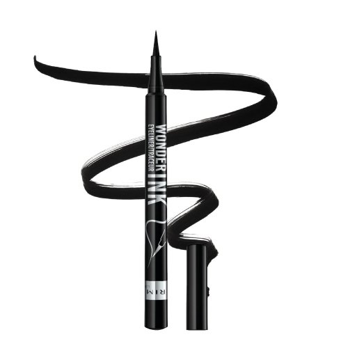 RIMMEL - WONDER INK - WATERPROOF EYELINER - Wodoodporny eyeliner w pisaku - 1 ml - 001 BLACK
