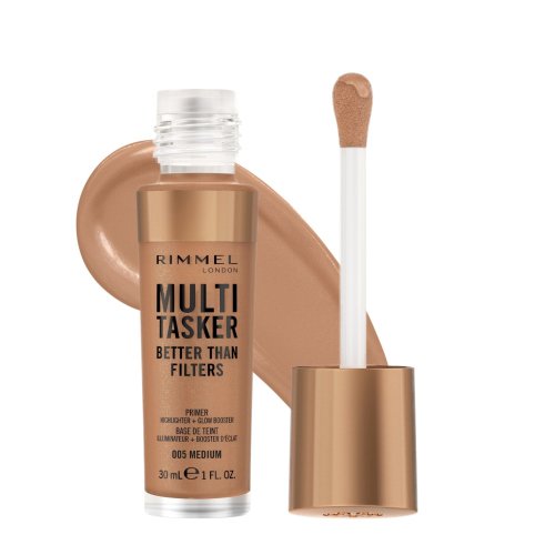 Rimmel - Multi Tasker Better Than Filters - Rozświetlająca baza 3w1 - 30 ml  - 005 MEDIUM
