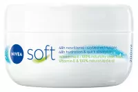 Nivea - Soft - Cream - Intensively Moisturizing Cream for Face, Body and Hands - 200 ml