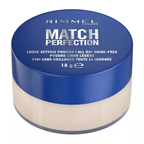 RIMMEL - MATCH PERFECTION - Loose Setting Powder - Sypki puder transparentny - 001 Translucent - 18 g