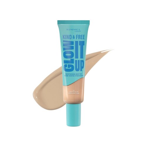 RIMMEL - Kind & Free - Glow It Up - Moisturising Skin Tint - 30 ml - 001 Fair Porcelain