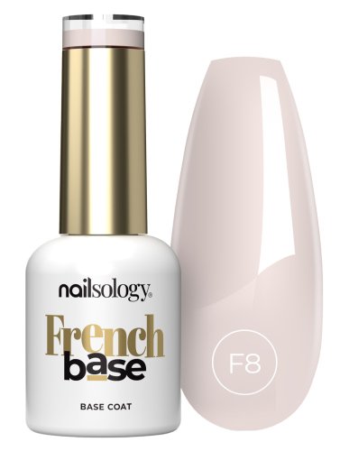 Clavier - Nailsology - French Base - Base Coat - Baza hybrydowa do manicure francuskiego - 8 ml - F08 RASSJELLY