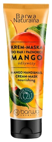Barwa - Barwa Naturalna - Mango Hand & Nail Cream Mask - Odżywczy krem-maska do rąk i paznokci - Mango - 100 ml