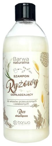 BARWA - Barwa Naturalna - Rice Shampoo - Odmładzający szampon ryżowy - 500 ml