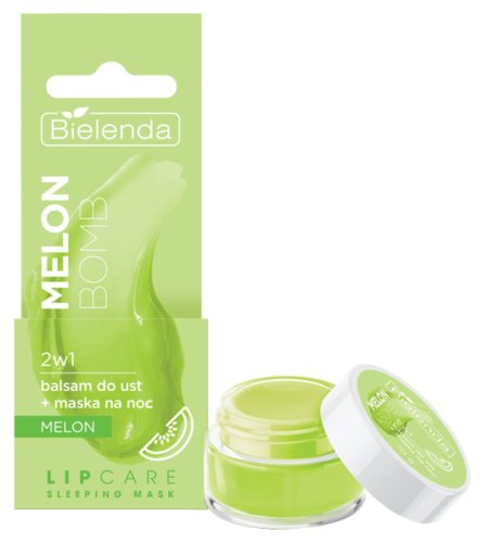 Bielenda - LIP CARE SLEEPING MASK - Melon - Balsam do ust + maska na noc - 10 g