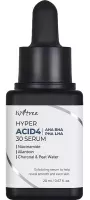 ISNTREE - Hyper - Acid4 30 Serum - Face Serum with AHA, BHA, PHA and LHA Acids - 20 ml 