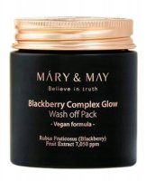 Mary&May - Blackberry Complex Glow - Wash Off Pack - Illuminating Clay Face Mask - 125 g
