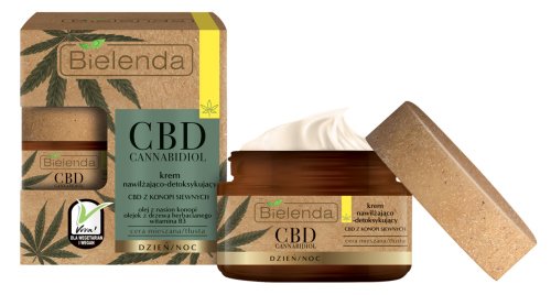 Bielenda - CBD CANNABIDIOL - Moisturizing and Detoxifying Face Cream - Combination/oily Skin - Day/Night - 50 ml