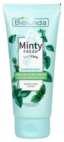 Bielenda - MINTY FRESH FOOT CARE - Zmiękczający krem-maska do stóp na silne zrogowacenia - 100 ml