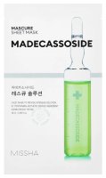 Missha - Mascure Rescue Solution Sheet Mask - Łagodząca maseczka w płachcie - Madecassoside - 1 szt. - 28 ml
