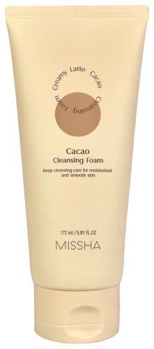Missha - Creamy Latte Cacao Cleansing Foam - Pianka oczyszczająca do twarzy - 172 ml