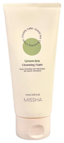 Missha - Creamy Latte Green Tea Cleansing Foam - Facial Cleansing Foam - 172 ml