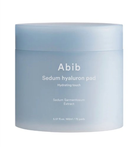 Abib - Sedum Hyaluron Pad Hydrating Touch - Nawilżające płatki do twarzy - 75 szt.