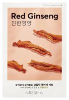 Missha - Airy Fit Sheet Mask Red Ginseng - Nourishing Sheet Mask - 1 pc. - 19 g