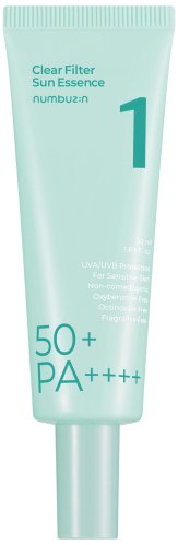 Numbuzin - No 1 Clear Filter Sun Essence - Illuminating Face Essence with Sun Protection SPF50+ PA++++ - 50 ml