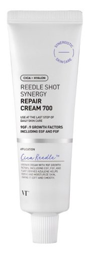 VT Cosmetics - Reedle Shot - Synergy Repair Cream 700 - Regenerating Face Cream with Azulene - 50 ml 