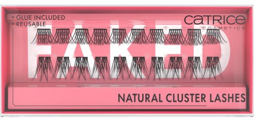 Catrice - FAKED - NATURAL CLUSTER LASHES - Fake Eyelashes in Clusters + Glue