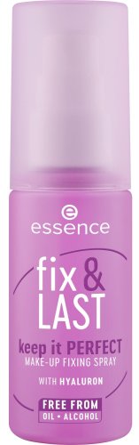 Essence - Fix & Last - Keep It Perfect Make-Up Fixing Spray - Utrwalający spray do makijażu - 50 ml