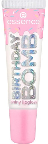 Essence - Birthday Bomb Shiny Lipgloss - Nieklejący błyszczyk do ust - 01 Cake My Day! - 10 ml