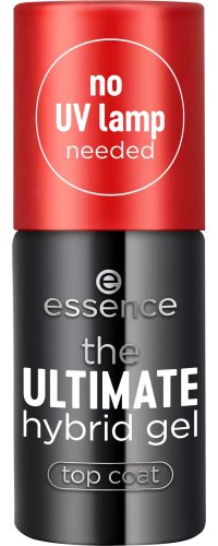 Essence - The Ultimate Hybrid Gel Top Coat - Żelowy lakier nawierzchniowy do paznokci - 8 ml 