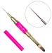 Clavier - Double Decorating Brush No.012 - 10 mm and 12 mm - Magenta