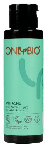 ONLYBIO - ANTI-ACNE - Normalizujący tonik do twarzy - Matcha & Zielona herbata - 100 ml