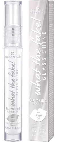 Essence - What The Fake! - Glass Shine Plumping Lip Filler - Błyszczyk do ust powiększający wargi - 01 Oh So Glassy! - 4,2 ml   