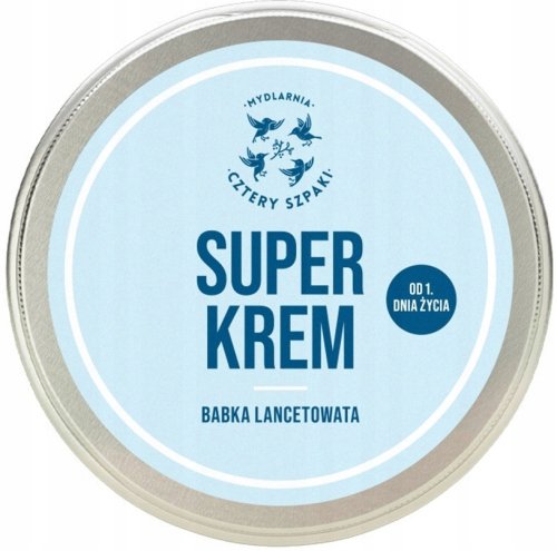 Mydlarnia Cztery Szpaki - Supercream - Ribwort Plantain - 100 ml 