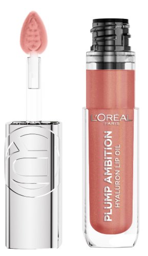 L'Oréal - Plump Ambition Hyaluron Lip Oil - 5 ml  - 650 Nude Macaron