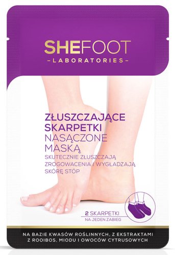 SHEFOOT - Exfoliating Socks Impregnated with a Mask - 1 pair 