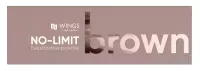 AA - Wings of Color - No Limit - Eyeshadow Palette - Brown - Palette of 4 eye shadows - 4 x 1g