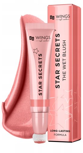AA - Wings of Color - Star Secrets - The Wet Blush - Rozświetlający róż w kremie - 13 ml 