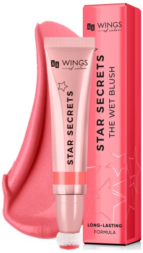 AA - Wings of Color - Star Secrets - The Wet Blush - Illuminating Cream Blush - 02 Strawberry Pink - 13 ml 
