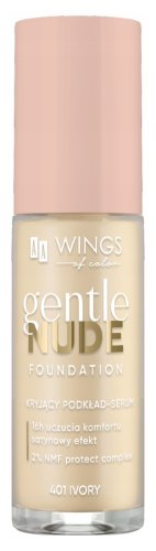 AA - Wings of Color - Gentle Nude - Foundation - Kryjący podkład - serum do twarzy - 30 ml - 401 Ivory 