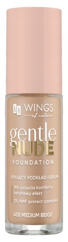 AA - Wings of Color - Gentle Nude - Foundation - Kryjący podkład - serum do twarzy - 30 ml - 405 Medium Beige 