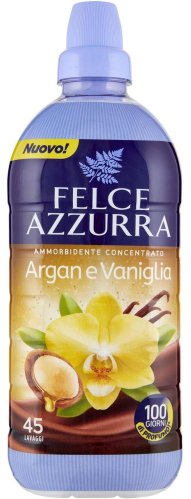 FELCE AZZURRA - Concentrated Softener - Argan e Vaniglia - Płyn do płukania tkanin - Argan i Wanilia - 900 ml