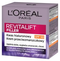 L'Oréal - REVITALIFT FILLER [HA] - Przeciwzmarszczkowy krem do twarzy - SPF50 - 50 ml