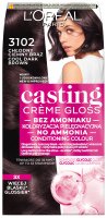 L'Oréal - Casting Créme Gloss - Pielęgnacyjna koloryzacja bez amoniaku - 3102 Chłodny Ciemny Brąz