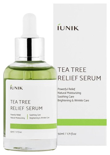 iUNIK - Tea Tree Relief - Serum - Serum do skóry problematycznej z wodą z prasy - 50 ml