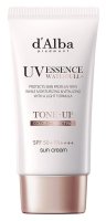 d'Alba - UV Essence Waterfull+ Tone-Up Pink Correcting Sun Cream SPF50+ PA++++ - Krem przeciwsłoneczny z efektem tonowania - 50 ml 