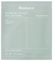 Biodance - Refreshing Sea Kelp - Real Deep Mask - Moisturizing and Soothing Face Mask - 1 pc.   